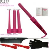 ♡ 3 Part Curler 3 Tourmaline Ceramic Curlin - Modelador 3 em 1