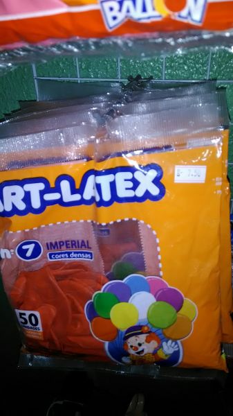Balão art-latex n.7 c/50un