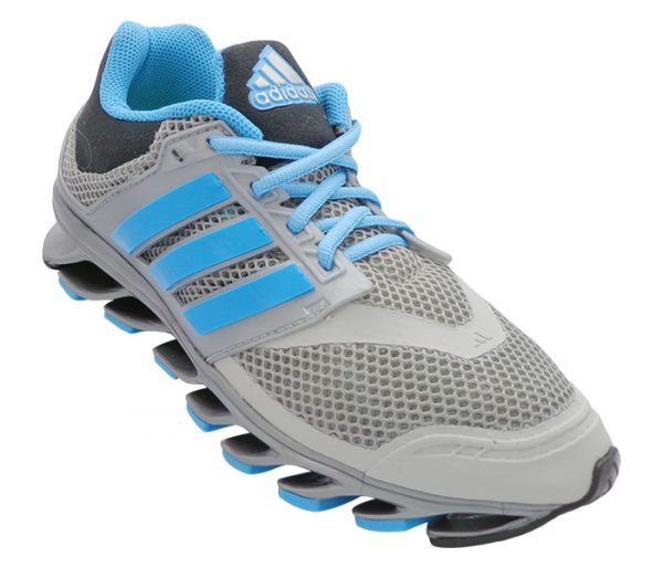 Tênis Adidas Springblade Drive Prata e Azul 1ª Linha Lançamento 2014 - FRETE GRÁTIS