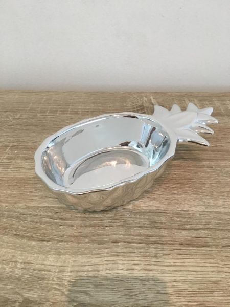 ADORNO DE ABACAXI PRATA