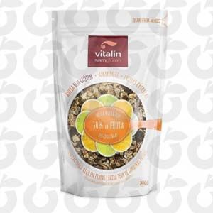Aveia sem Glúten com Amaranto e Frutas Cítricas 200 Gramas Vitalin
