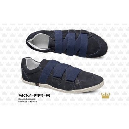SAPATENIS OSKLEN NOBUCK E ELÁSTICO  Cód. do produto: SKM-199-B