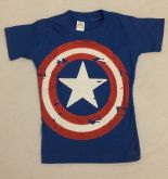 CAMISETA DO CAPITÃO AMÉRICA MANGA CURTA