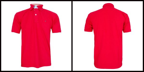 Camisa Polo Tommy Hilfiger Vermelha