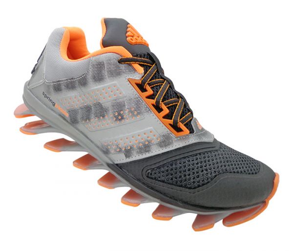 Tênis Adidas Springblade Drive  Prata Preto e Laranja