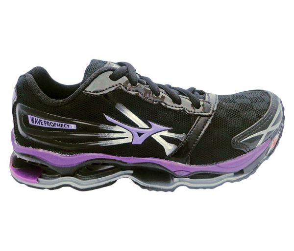 Feminino Mizuno Wave Prophecy II Preto e Lilás MOD:11510