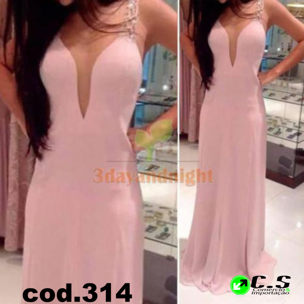 vestido para festa rosa!