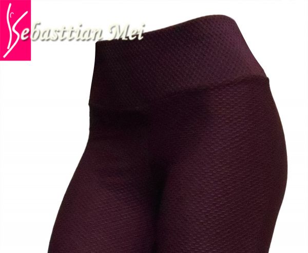 Flare marsala **(G-44) em tecido jacquard piquet