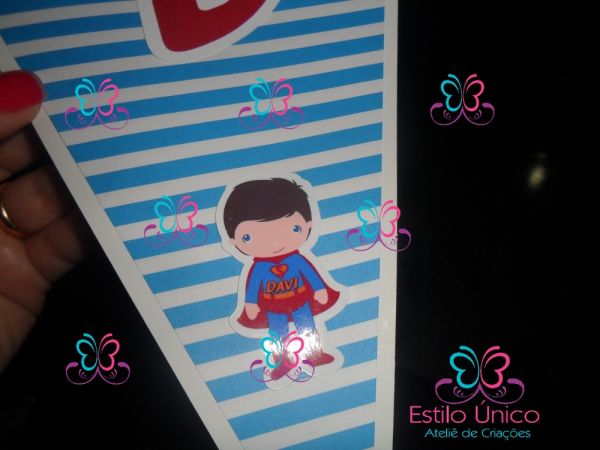 Bandeirolas Super Man