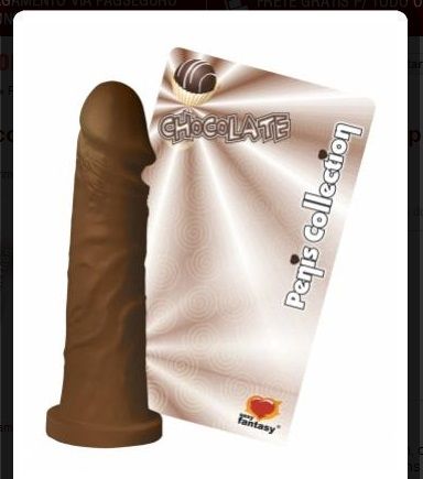 Pênis Realístico Aromático de Chocolate