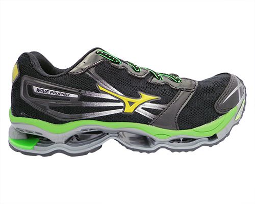 Mizuno Wave Prophecy II Preto, Verde e Amarelo MOD:73163
