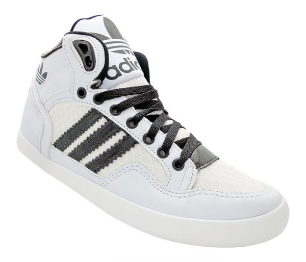 TÊNIS ADIDAS EXTABALL CANO MÉDIO BRANCO