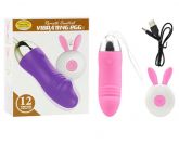 VIBRADOR DILDO 10 VIBRAÇÕES CONTROLE SEM FIO COR ROSA