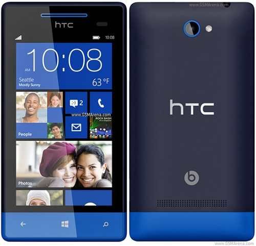 Windows Phone HTC 8S Dual-Core WCDMA com tela de 4,0