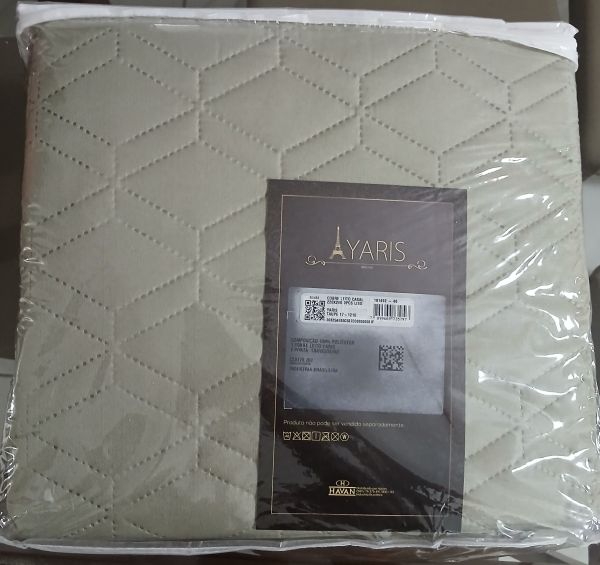 COBRE LEITO CASAL 3 PEÇAS YARIS (EXCLUSIVIDADE HAVAN)