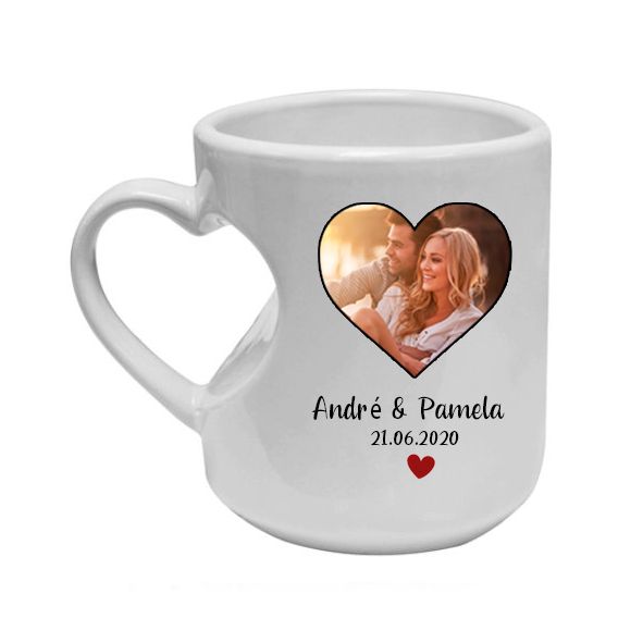 Caneca Corpo e alça Coração