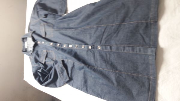 Vestido Jeans Manga longa Pinoducci Lindooo