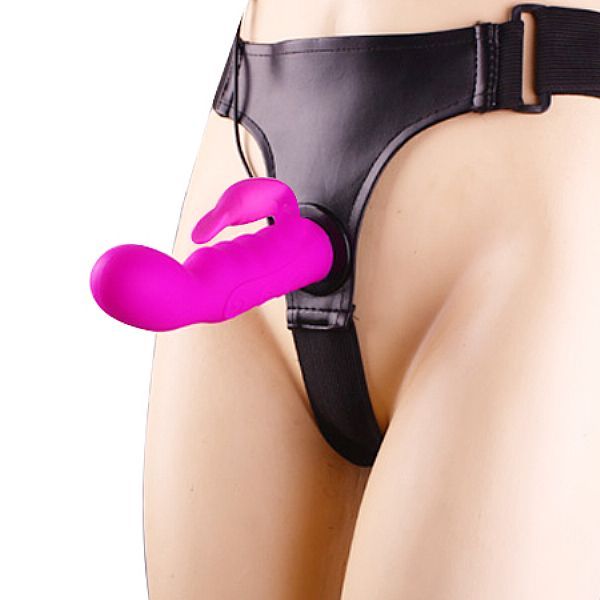 Strap on Double em Silicone com Vibrador