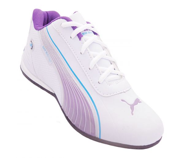 Tênis Feminino Puma BMW Motorsport Branco e Lilás