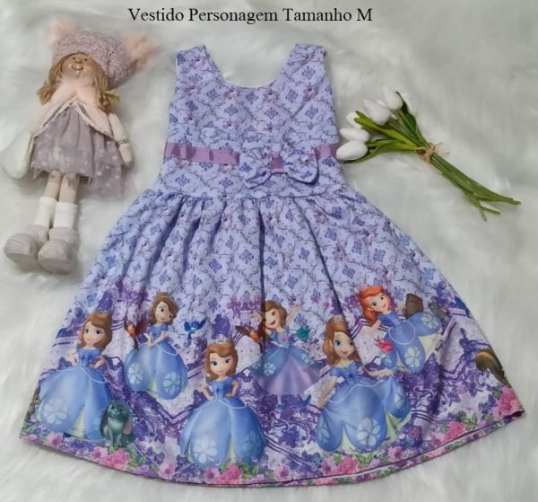 Vestido Personagem Tamanho M