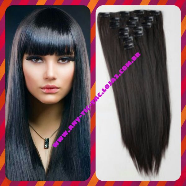 Apliques tic tac 7 telas 100g 60 cm preto