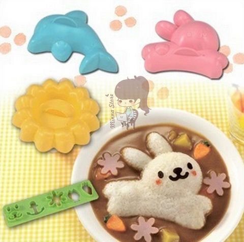 Molde Kawaii (4 Peças)