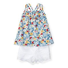 Conjunto Ralph Lauren (bata e shorts)