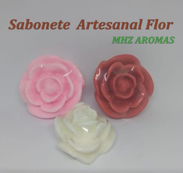 sabonete flor aberta
