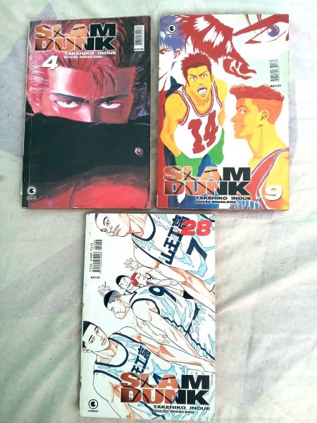 MANGÁ-SLAM DUNK-LOTE COLEÇÃO #4-9-28