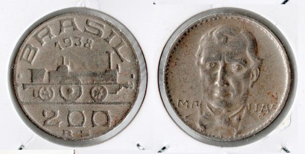 145-1 - 200 Réis 1938 -Tiragem 5.787.000