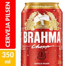 Brahma Chopp Descartável Lata 350ml c/18