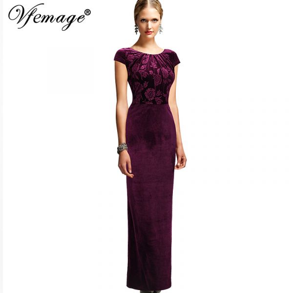 Vestido De Festa Longo Elegantes Mulheres De Estilo Vfemage