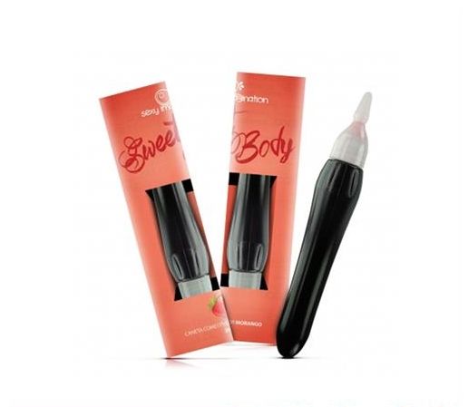 Caneta Comestível Sweet Body Morango 20 ml.
