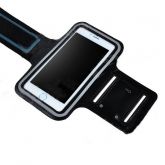 IPB-i601 couro Outdoor Sports PU + Elastic Fiber Armband para iPhone 6 4.7 "- Preto