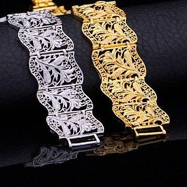 u7® venda quente do vintage ouro 18k robusto pulseiras para mulheres moda masculina pulseira 20 cent