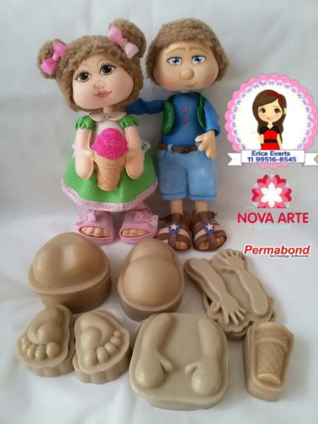 Kit casal fofuchão 6 pçs(o)(a)