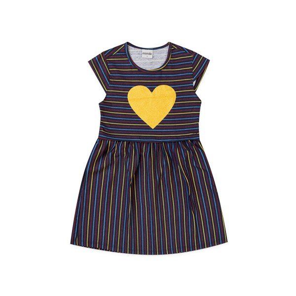 Vestido coração de grlitter