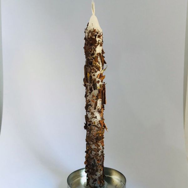 Vela Palito Imantada com Ervas - Canela