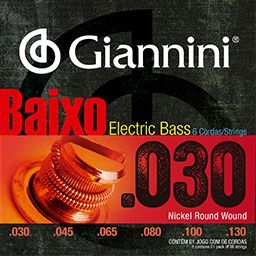 Encordoamento Baixo Giannini 6 Cordas