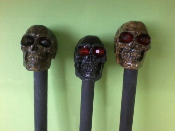 Bengala Crânio Resina