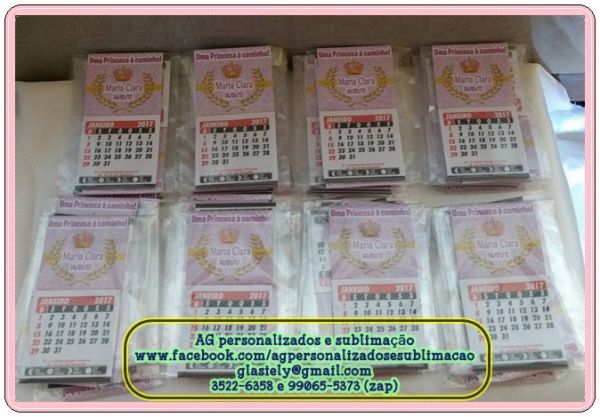 Imã calendário