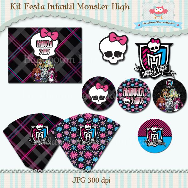 Kit Festa Monster High