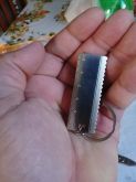 Chaveiro Mini Ferramenta Metal Régua Inox unidade