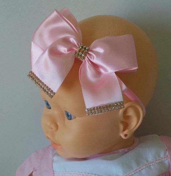 Laço Duplo com Pontas Strass