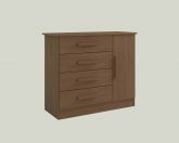 Comoda Firenze 4G1P Castanho D Doro