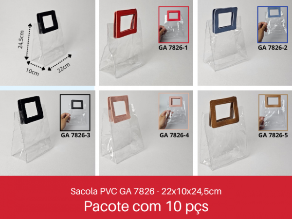Sacola PVC GA 7826 PT