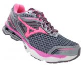 TÊNIS FEMININO MIZUNO WAVE CREATION 17 GRAFITE E ROSA LANÇAMENTO