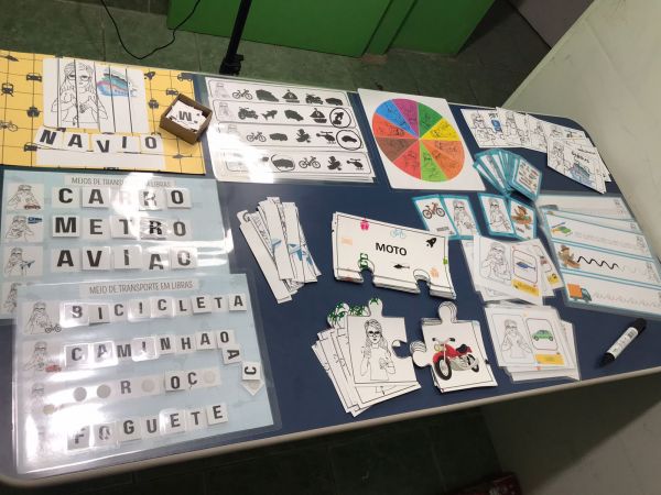 22ªAPOSTILA: JOGOS E ATIVIDADES COM OS MEIOS DE TRANSPORTE EM LIBRAS