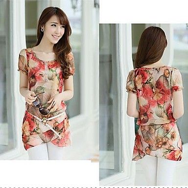 Moda Luxo: Blusa Chifon, de Ótima Qualidade. Frete Grátis.