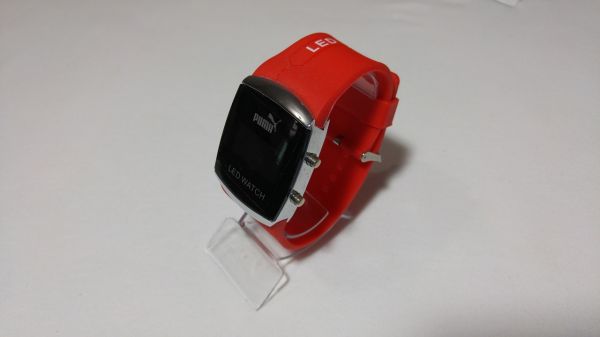 Relógio Led Puma Pulseira de Silicone